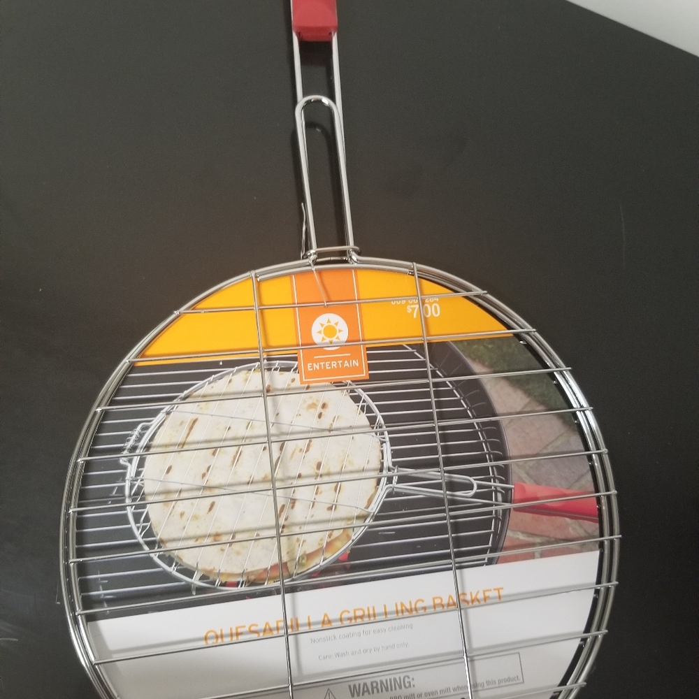 Quesadilla grilling basket